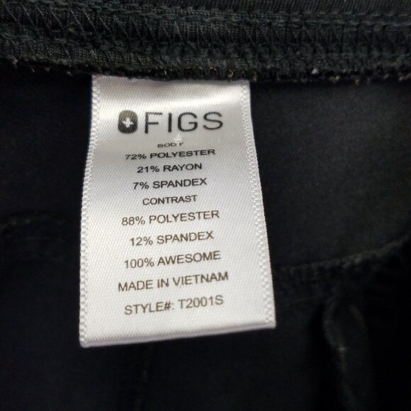 Figs Axim Cargo Scrub Pants Men's L Black Technical Collection Medical Flaws - Picture 13 of 16